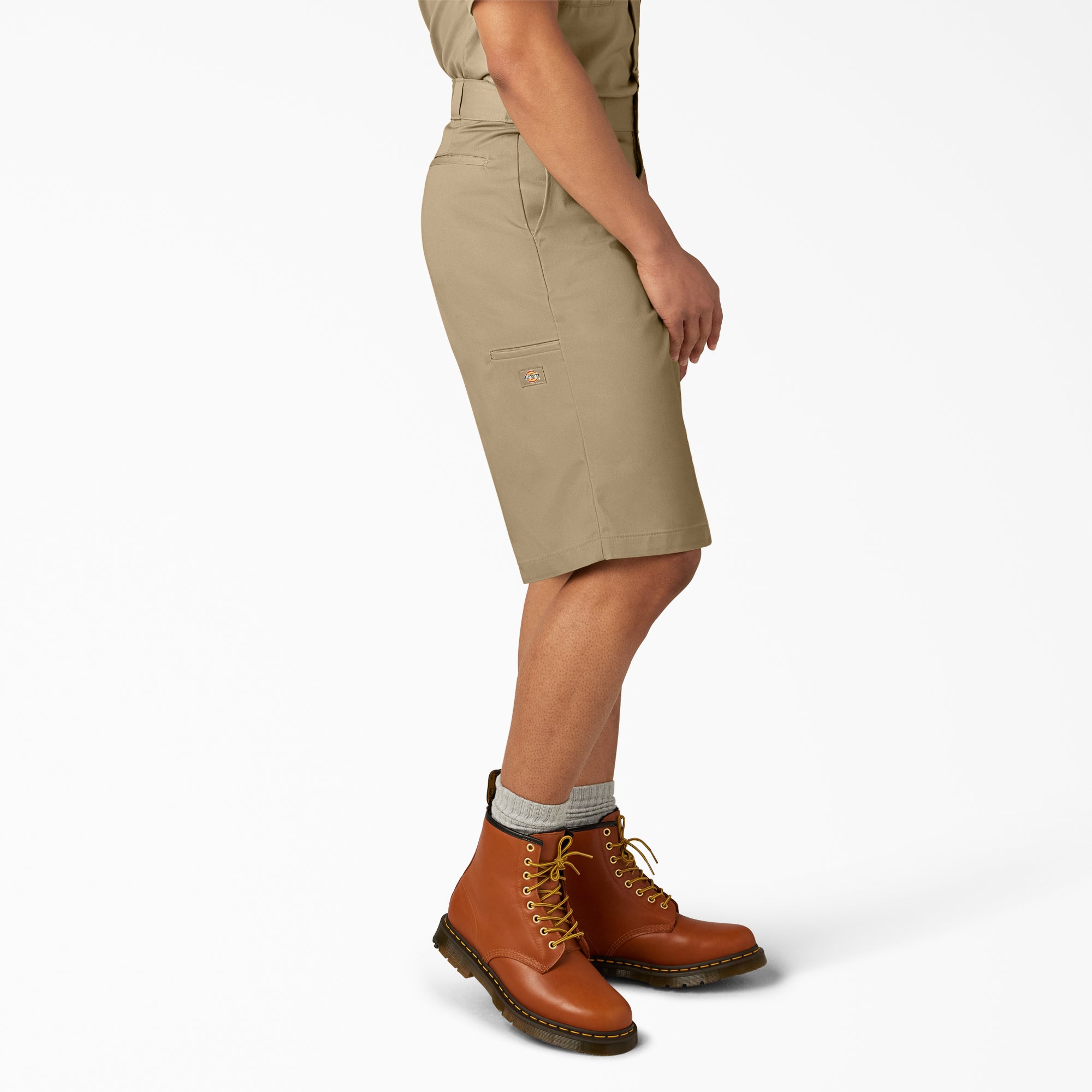 Loose Fit Flat Front Work Shorts. 13 - Image 4