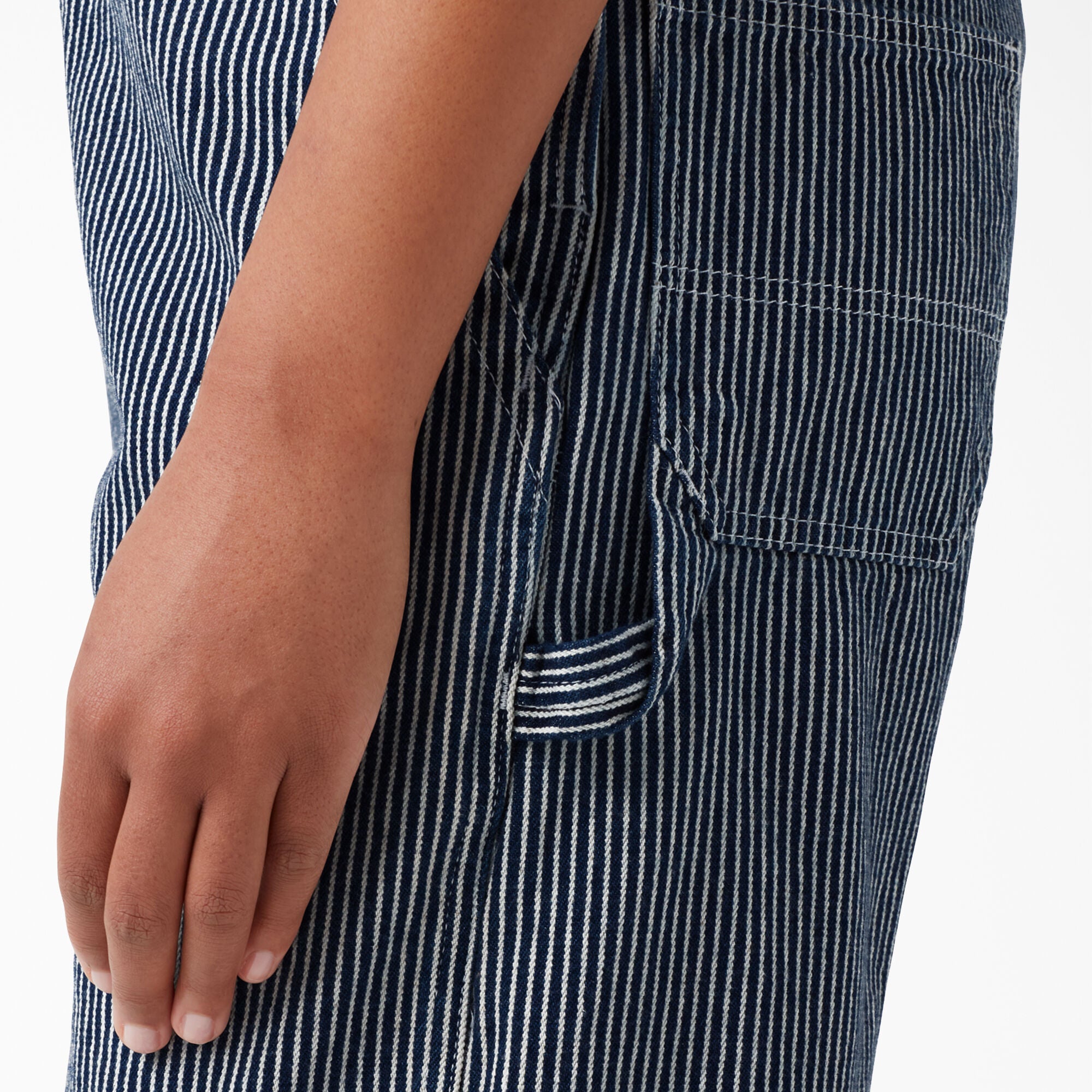 Women's Relaxed Fit Bib Shortalls. 7 - Image 6
