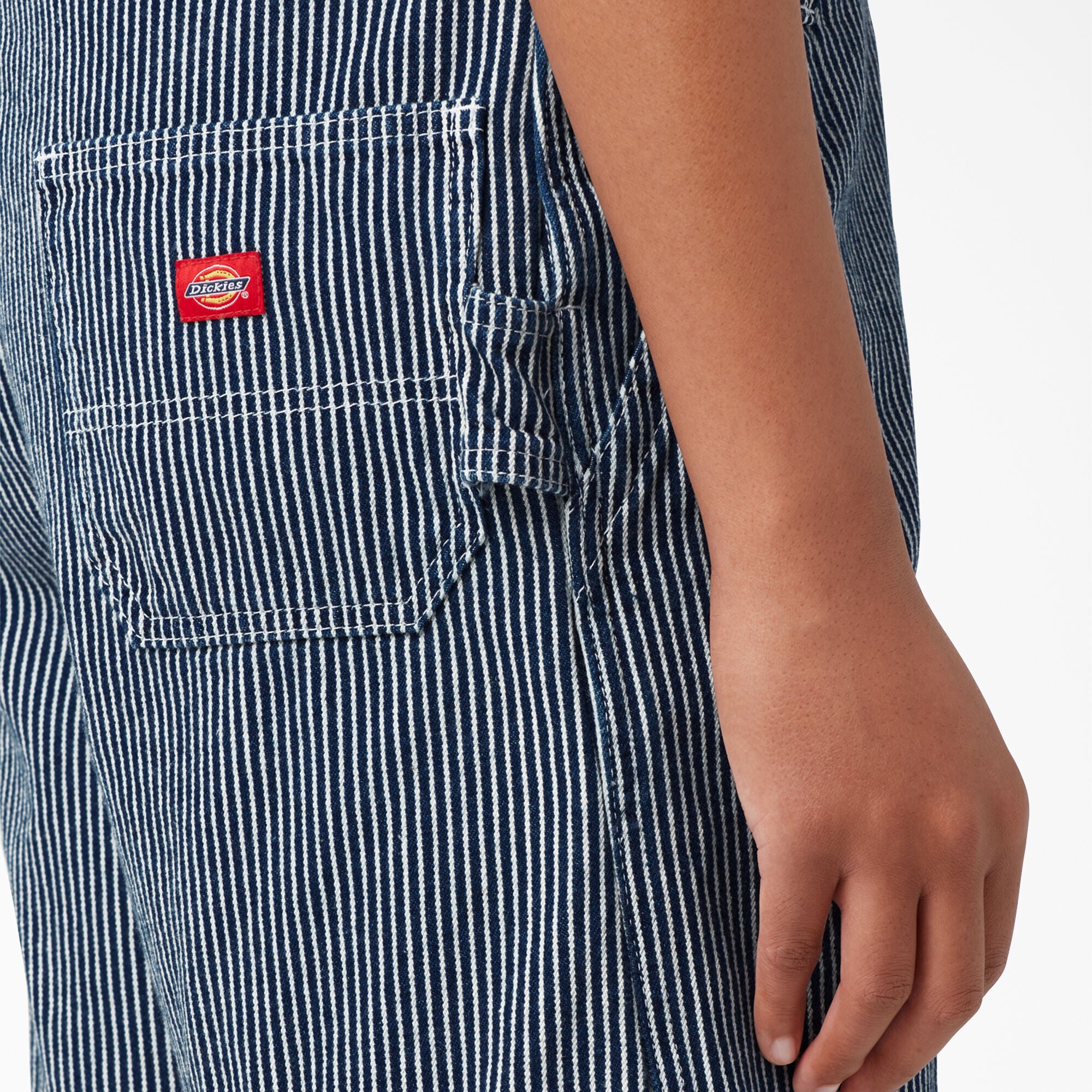 Women's Relaxed Fit Bib Shortalls. 7 - Image 7