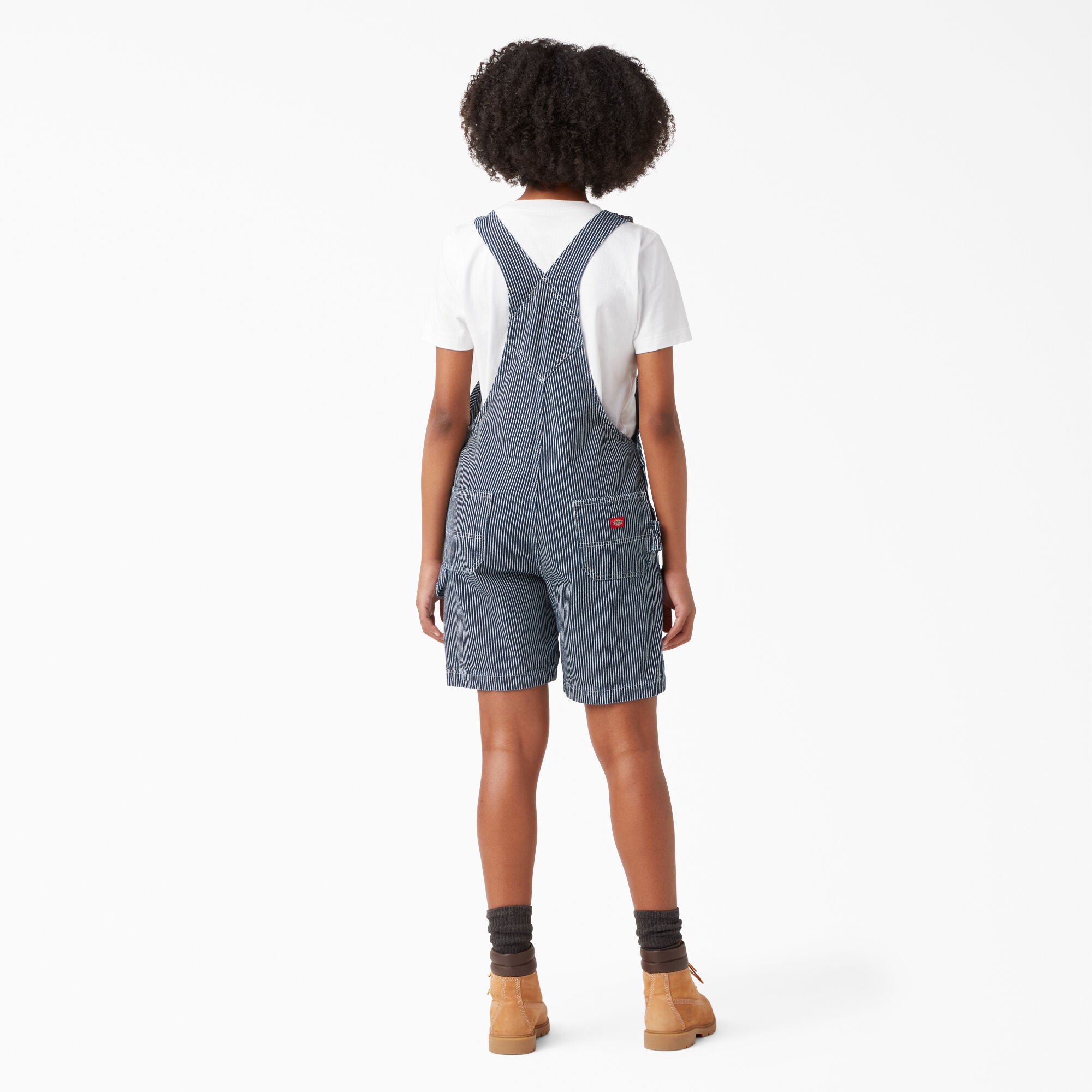 Women's Relaxed Fit Bib Shortalls. 7 - Image 2