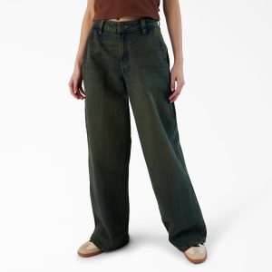 Women's Loose Fit Denim Carpenter Jeans