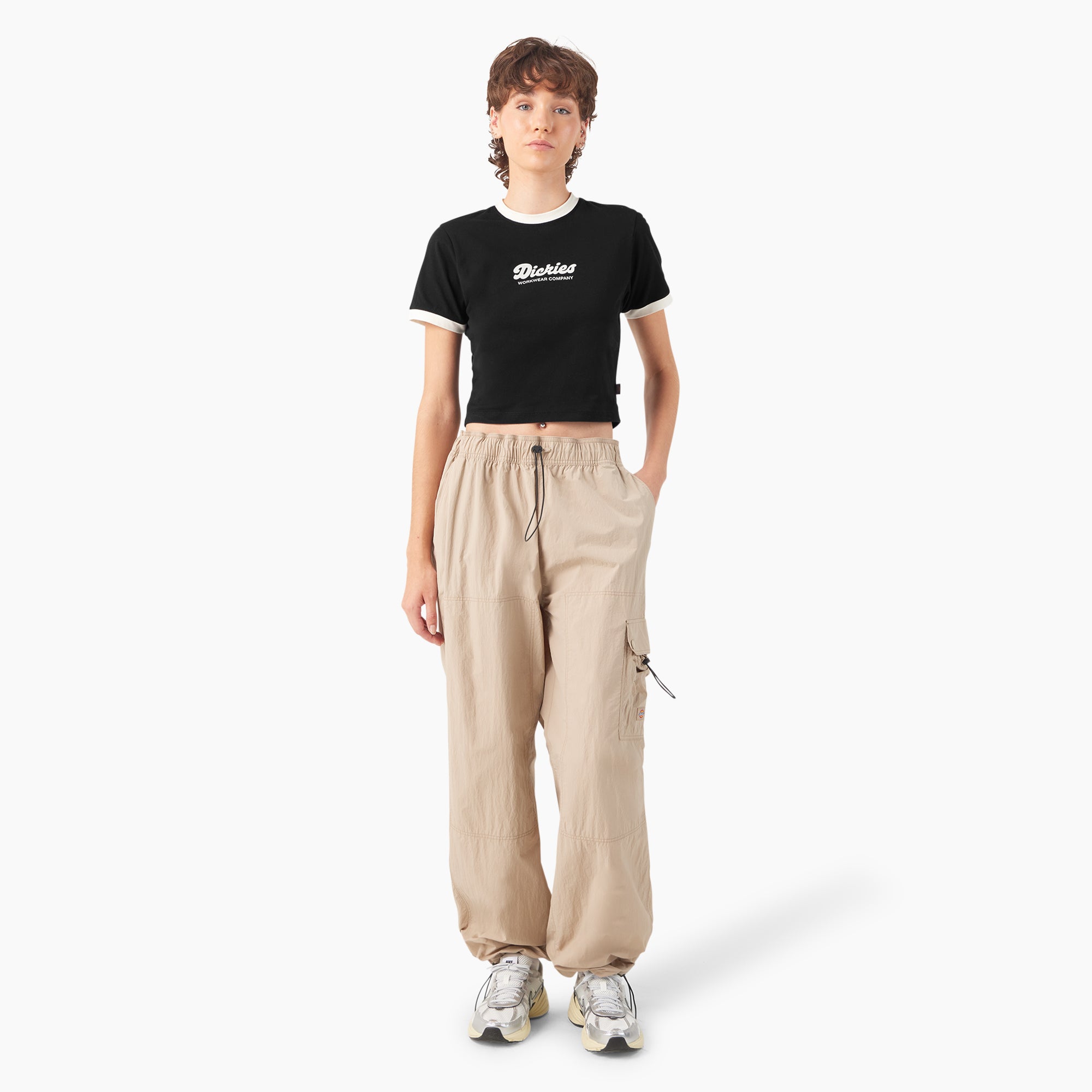 Women's Lewistown Cropped Ringer T-Shirt - Image 4