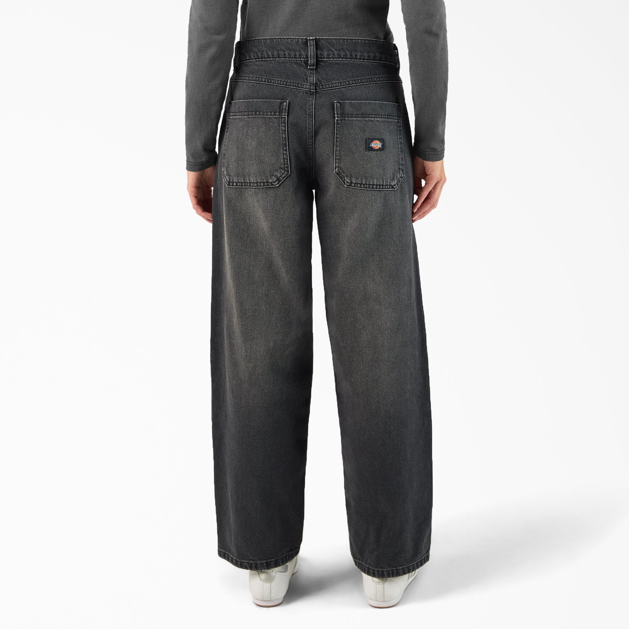 Women's Loose Fit Double Knee Jeans - Image 2