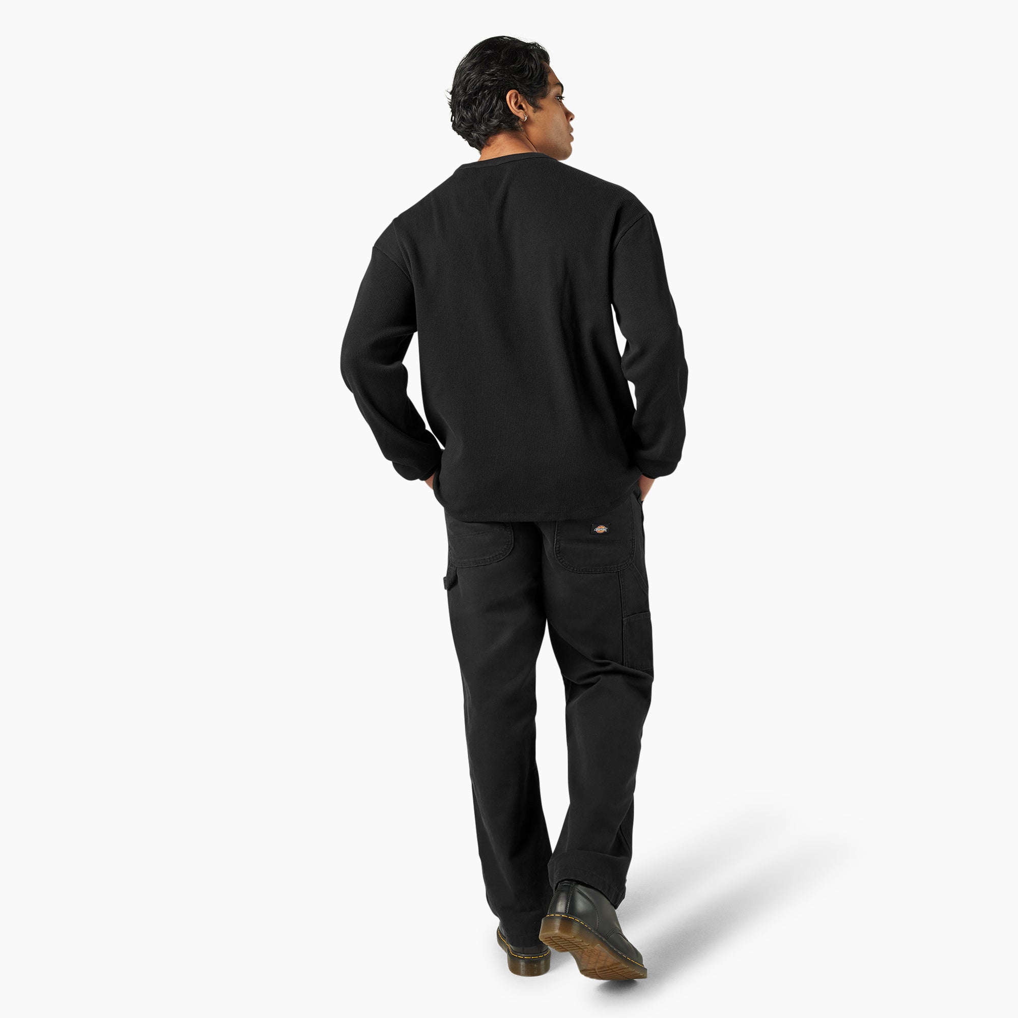 Long Sleeve Waffle Shirt - Image 5