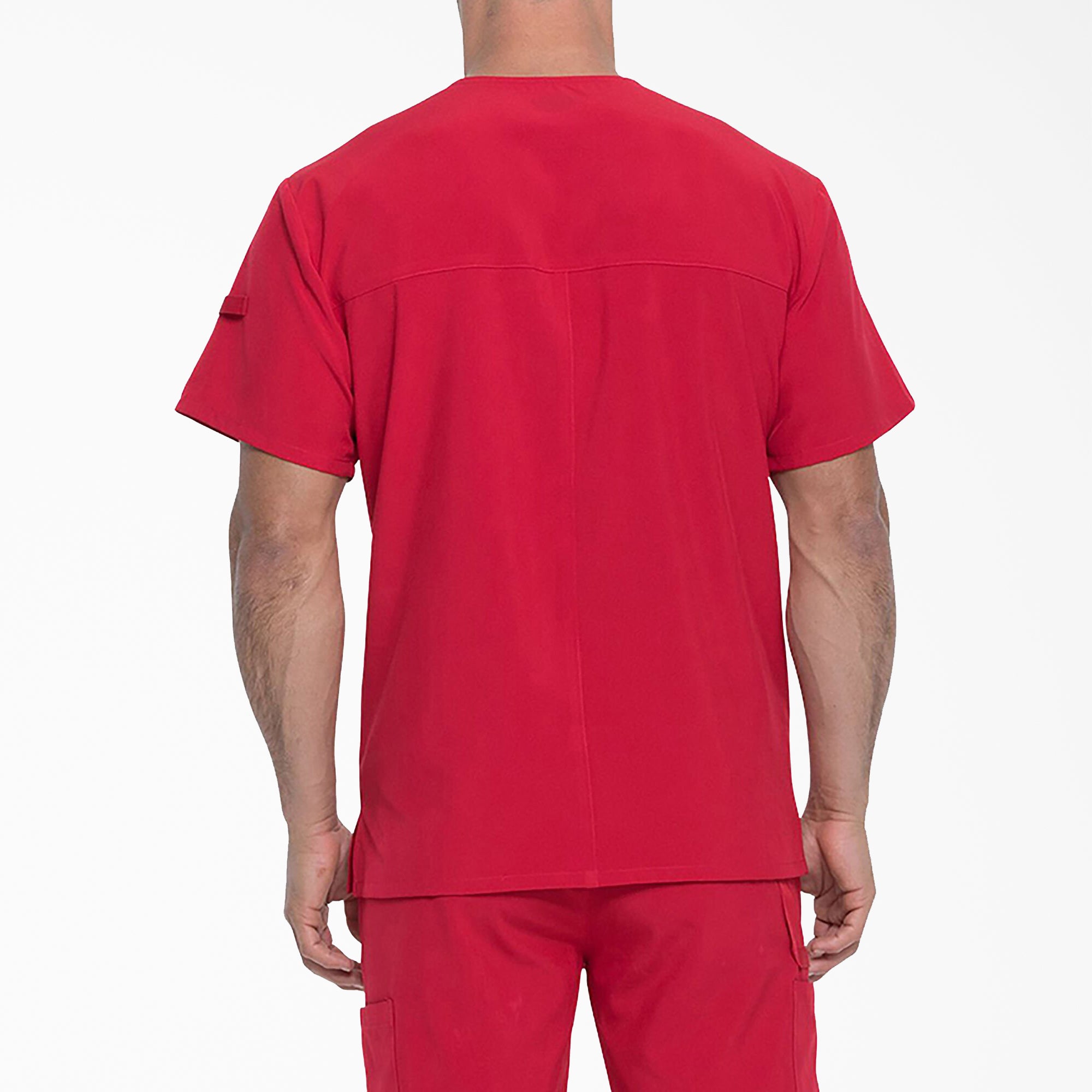 Men's EDS Essentials Tuckable V-Neck Scrub Top - Image 2