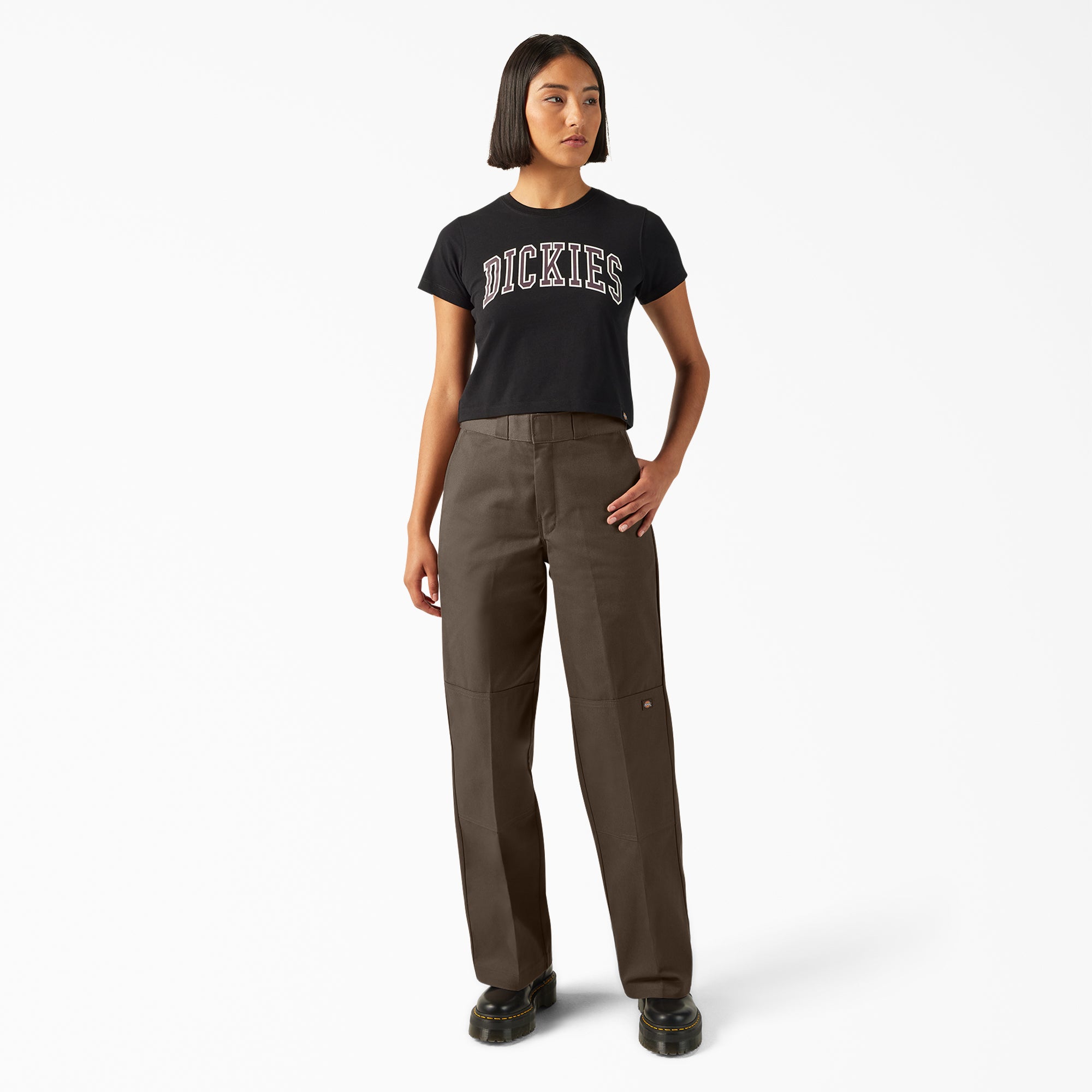 Women's Loose Fit Double Knee Work Pants - Image 5