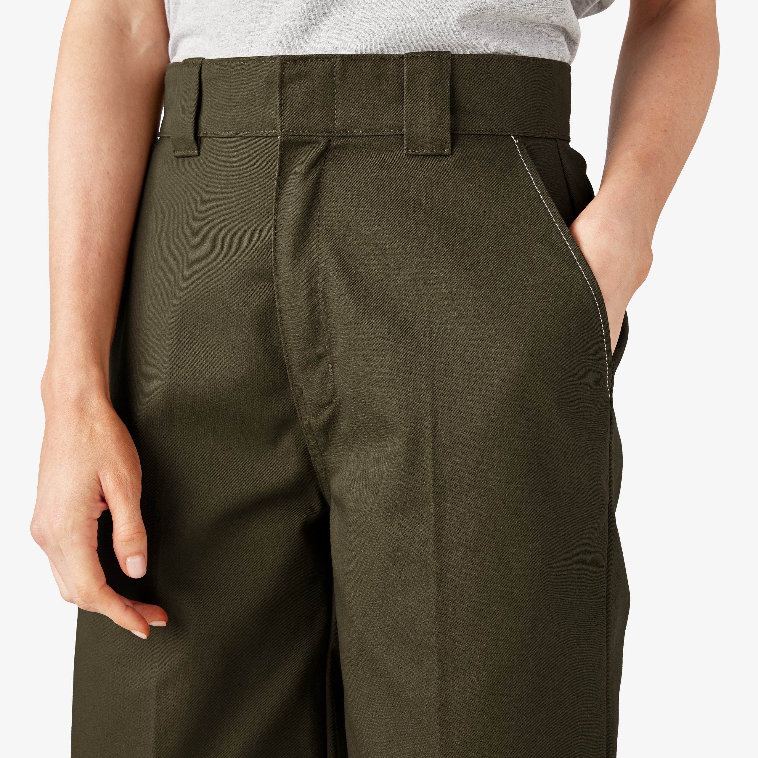 Women's Relaxed Fit Double Knee Pants - Image 7