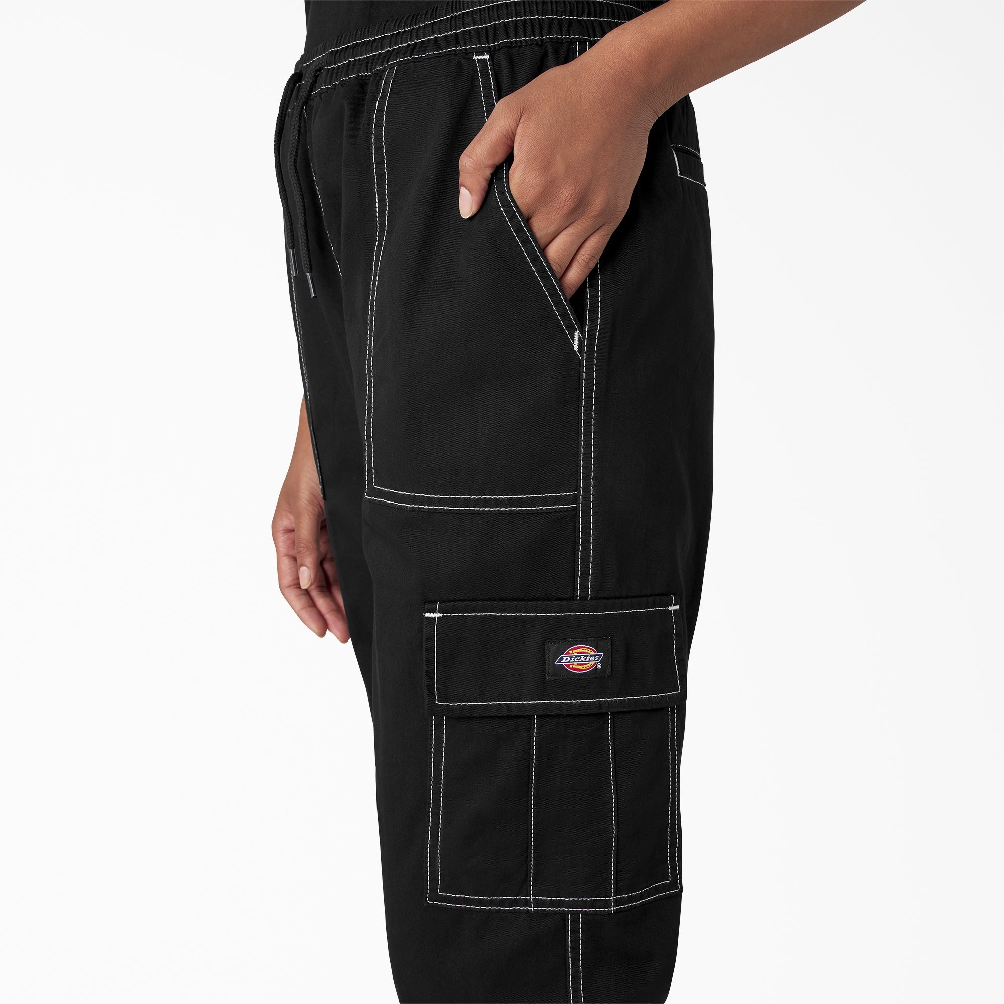 Women's Drawstring Cargo Pants - Image 18
