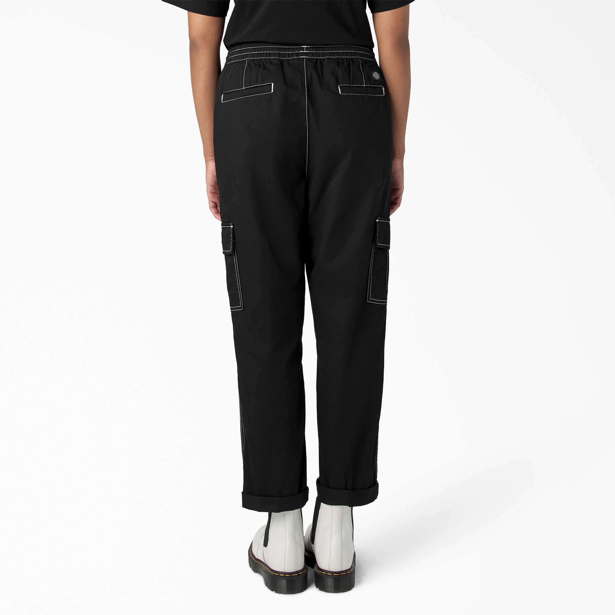Women's Drawstring Cargo Pants - Image 12
