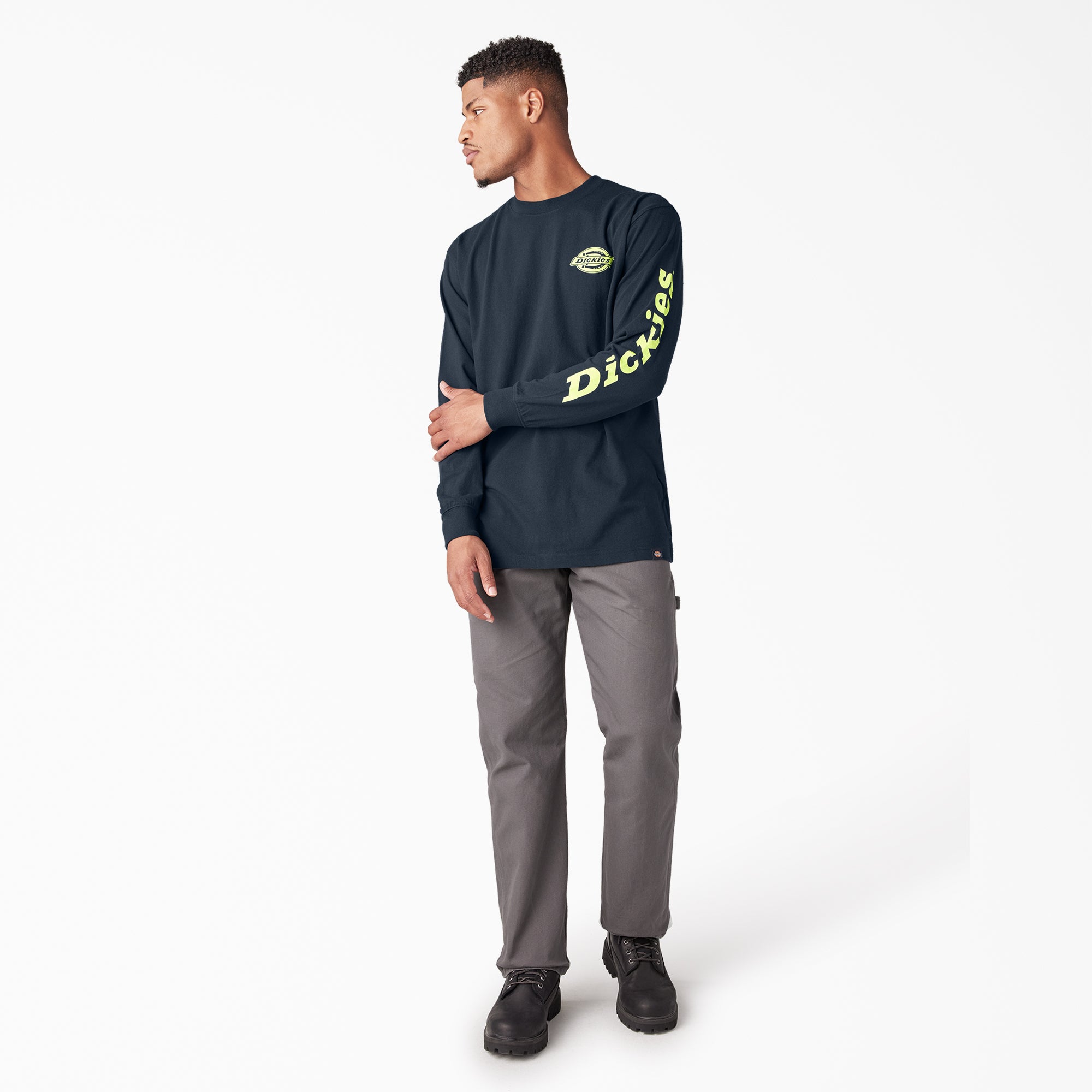 Long Sleeve Heavyweight Logo T-Shirt - Image 5