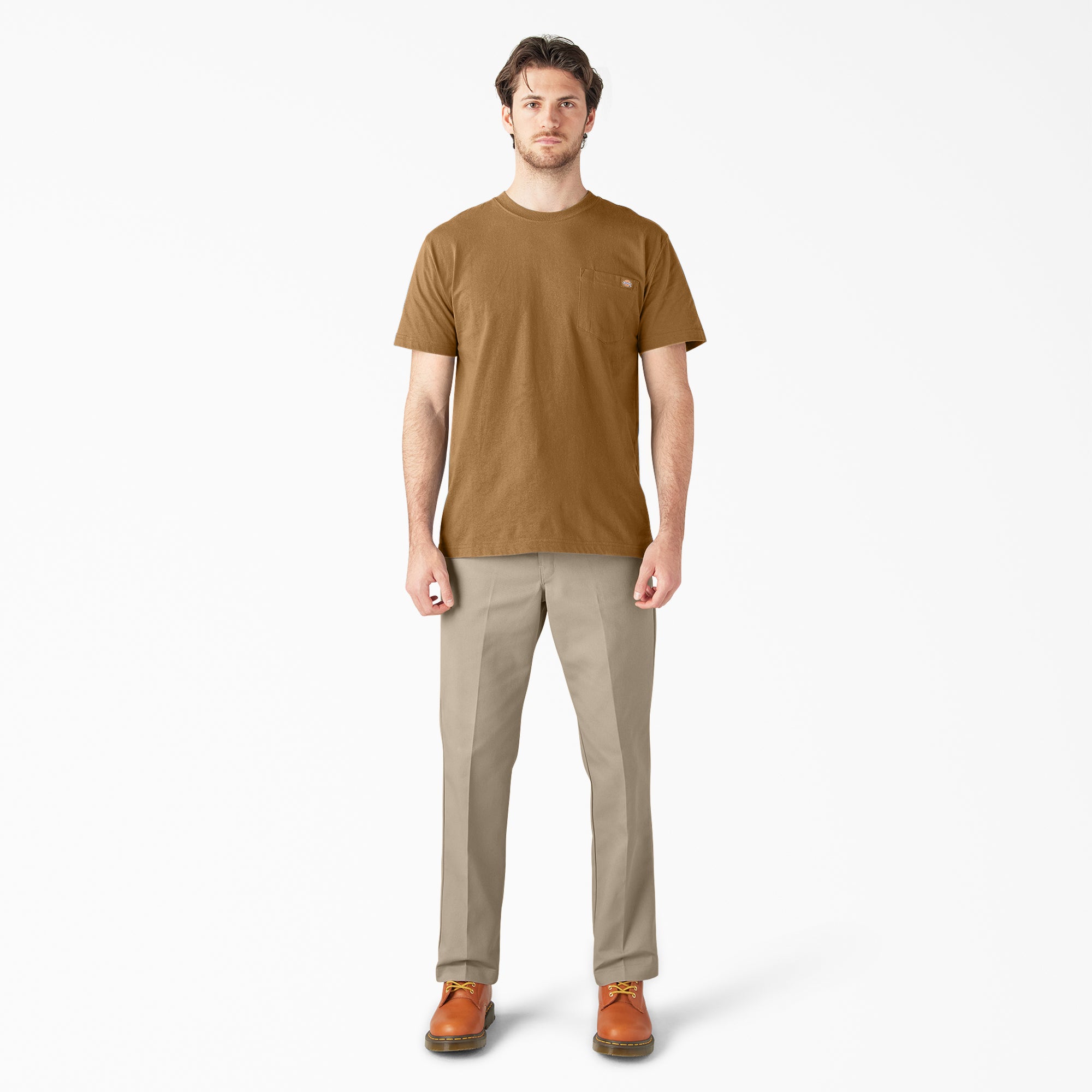 Heavyweight Short Sleeve Pocket T-Shirt - Image 3