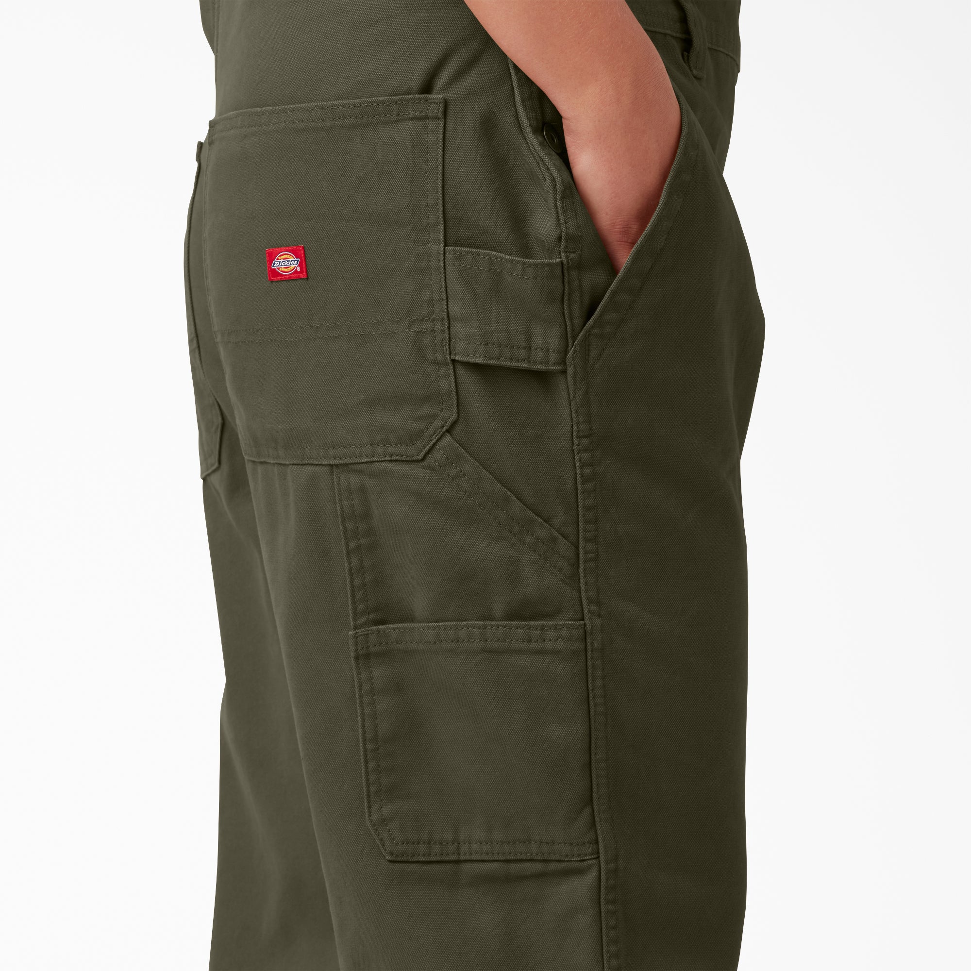Women's Plus Relaxed Fit Bib Overalls - Image 7