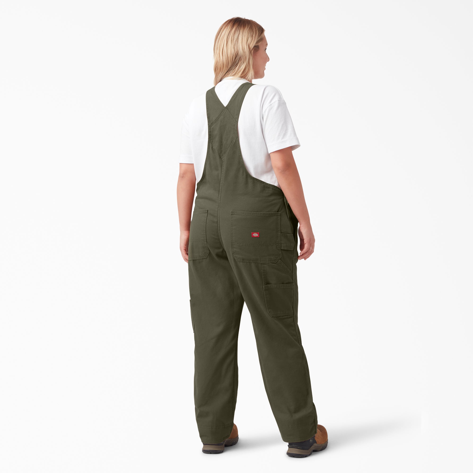Women's Plus Relaxed Fit Bib Overalls - Image 2