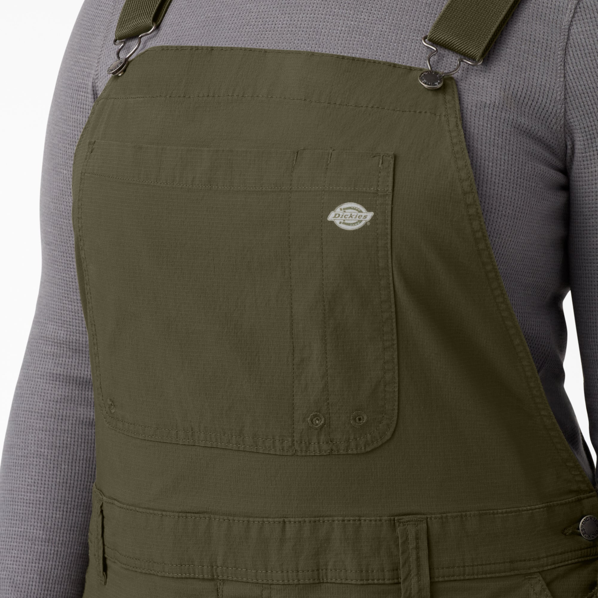 Women's Plus Cooling Ripstop Bib Overalls - Image 5