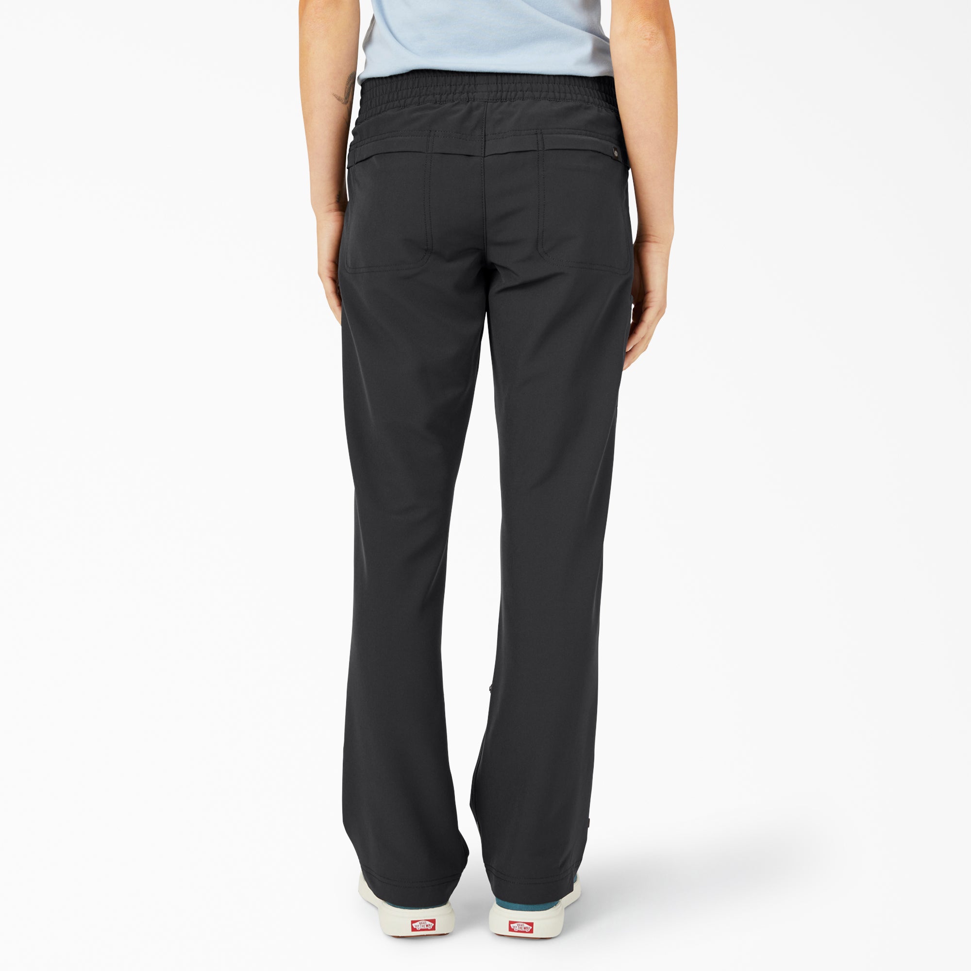 Women's Cooling Relaxed Straight Fit Roll-Up Pants - Image 2